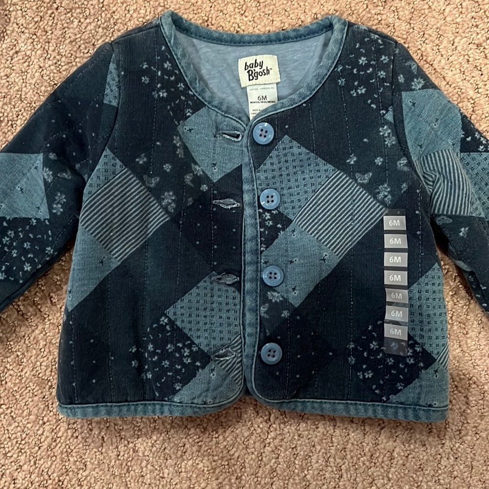 Baby Oshkosh bgosh denim looking spring coat